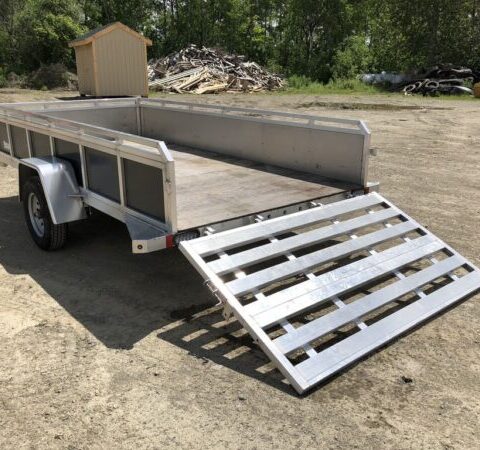 2022 Mission Trailers 6×12 Aluminum Open Utility w/Integrated Rear Ramp