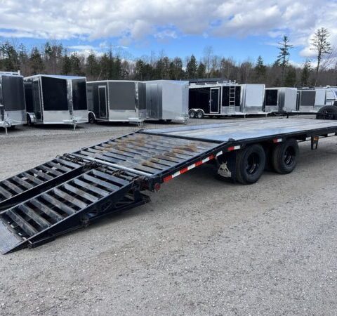 2022 Iron Bull Trailers 8.5×25 22K Deckover Equipment Hauler w/Rampage Ramps