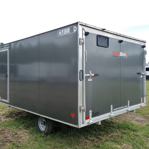 2022 Sno Pro Trailers 101×12 Aluminum Hybrid 2.0 w/Tapered Ramp, Mats & Guides