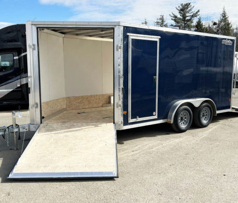 2023 High Country 7.5×14 Aluminum 2/3-Place Drive In/Out w/Tapered Ramp Doors
