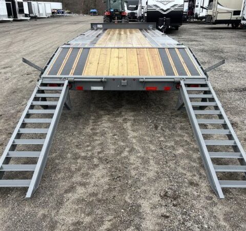 2024 Diamond C 8.5×20 20K Deckover Equipment Trailer w/ 72” Flip-Knee Ramps