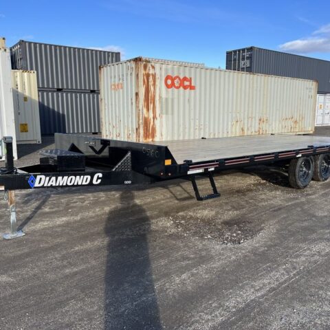 2024 Diamond C 8.5×22 7K Deckover Trailer w/Slide-In Ramps