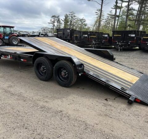 2024 Diamond C 7X24 20K Tilt Deck Equipment Trailer w/Spare Mount
