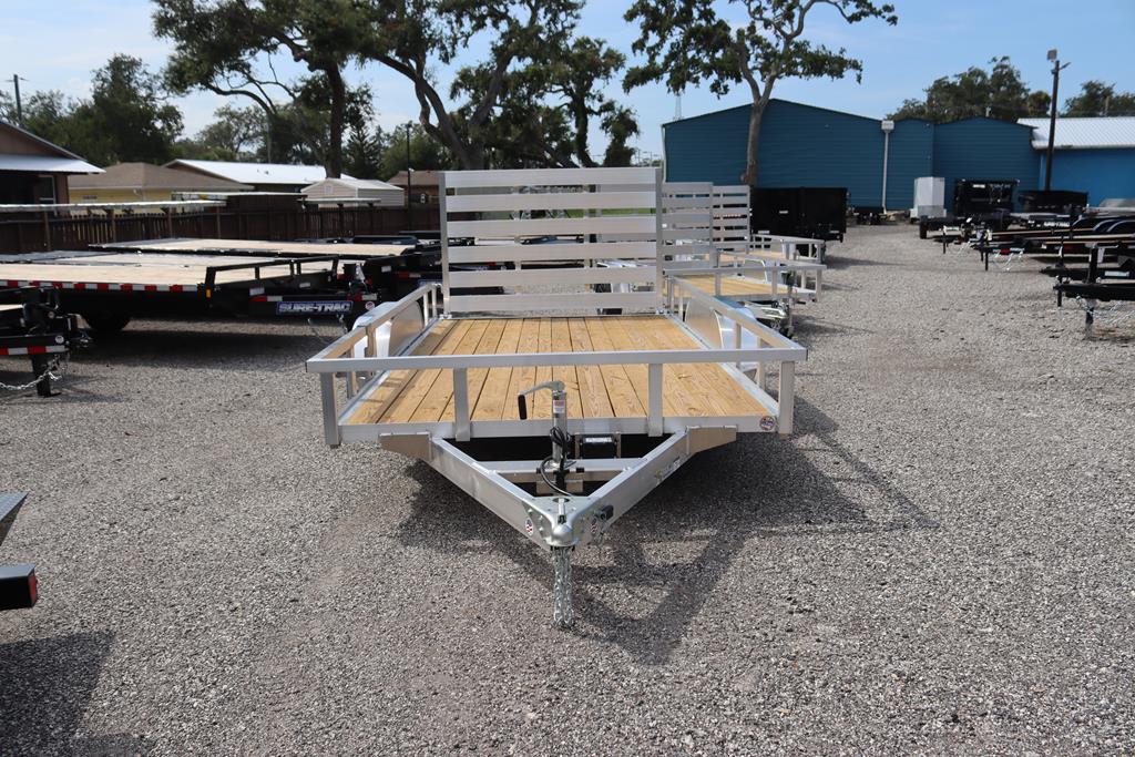 Utility 7 7 x 14 Aluminum Tube Top Utility Trailer – 7K Tandem Axle – AVES ...