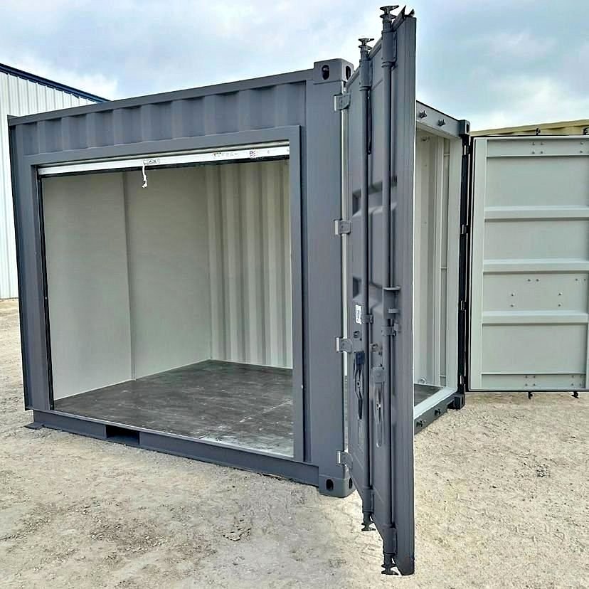 10 Ft Shipping Container With Roll Up Doors available for sale - Image 2