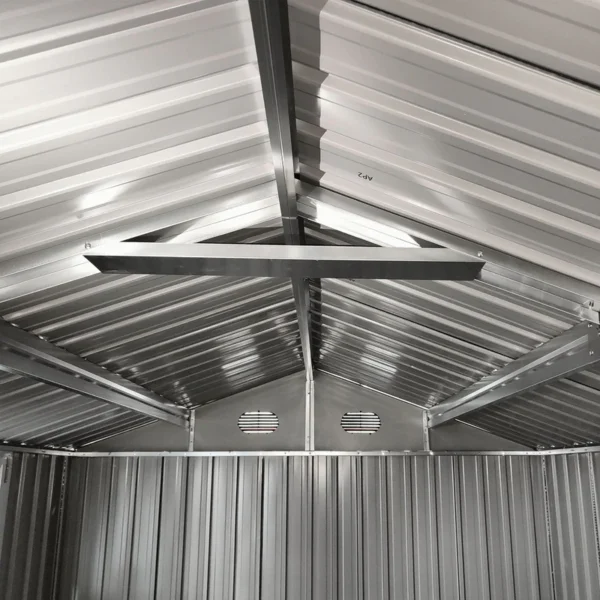 Metal Storage Shed with Double Hinged Doors - Image 4